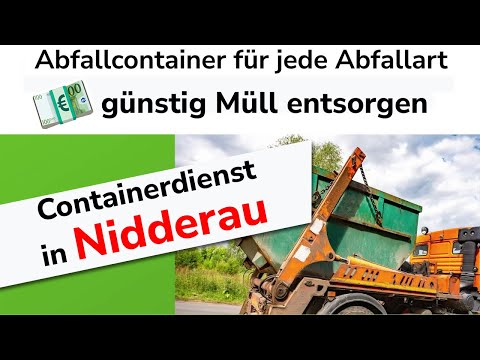 Containerdienst Nidderau | günstige Abfallentsorgung in Nidderau &amp; Hanau | Entsorgung Hessen