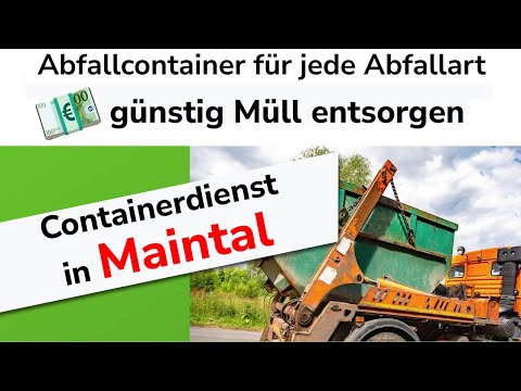Containerdienst Maintal | günstig Abfallentsorgen in Maintal, Hanau &amp; Frankfurt | Entsorgung Hessen